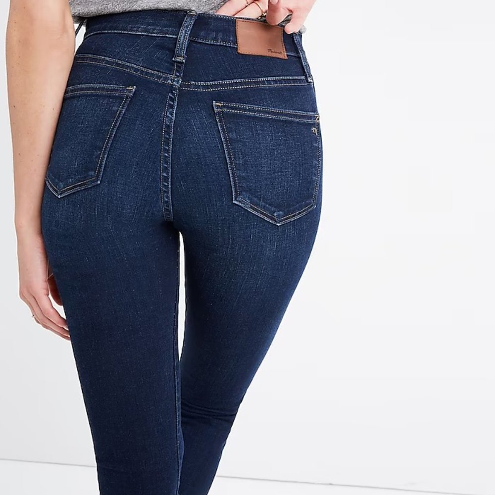 Madewell 10" High-Rise Skinny Jeans in Hayes Wash Size 26 TL